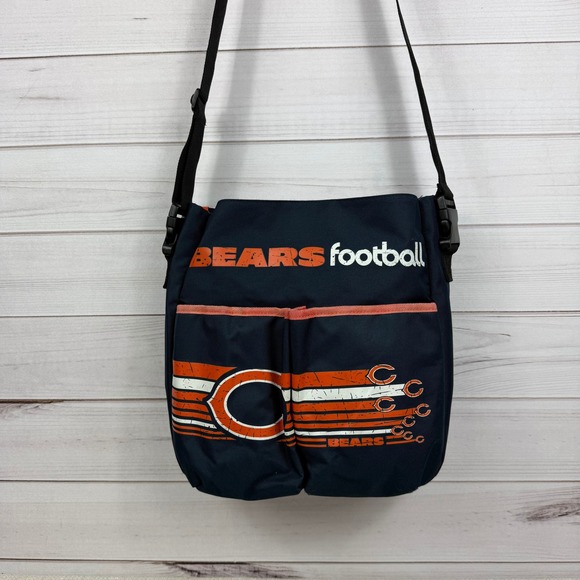 Chicago Bears Football Messenger Bag Diaper Bag - Picture 2 of 9